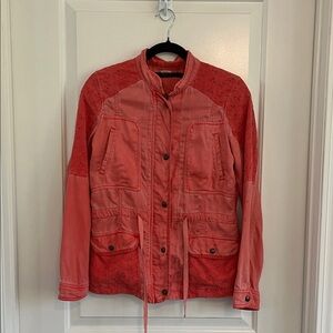 Max Jeans Eyelet accent jacket size xs